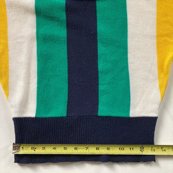 Vintage 80s Striped Sweater | Fully Fashioned WPL 6716 | Made in Taiwan sz m - Picture 7 of 7
